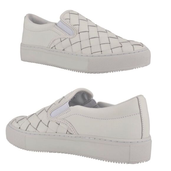 MARC FISHER Calla Woven Leather Slip-On Sneaker - Picture 4 of 13